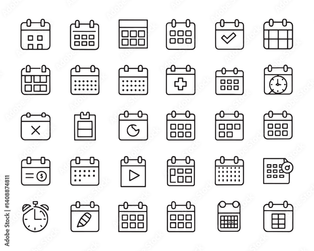 Editable Calendar Graphics for Schedule Design Projects Editable Calendar Graphics for Schedule Design Projects
