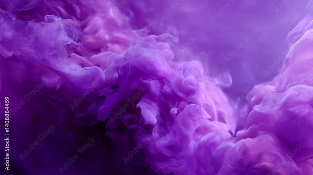 Fototapeta premium Electric Purple Fog With Smoky Texture Background Wallpaper