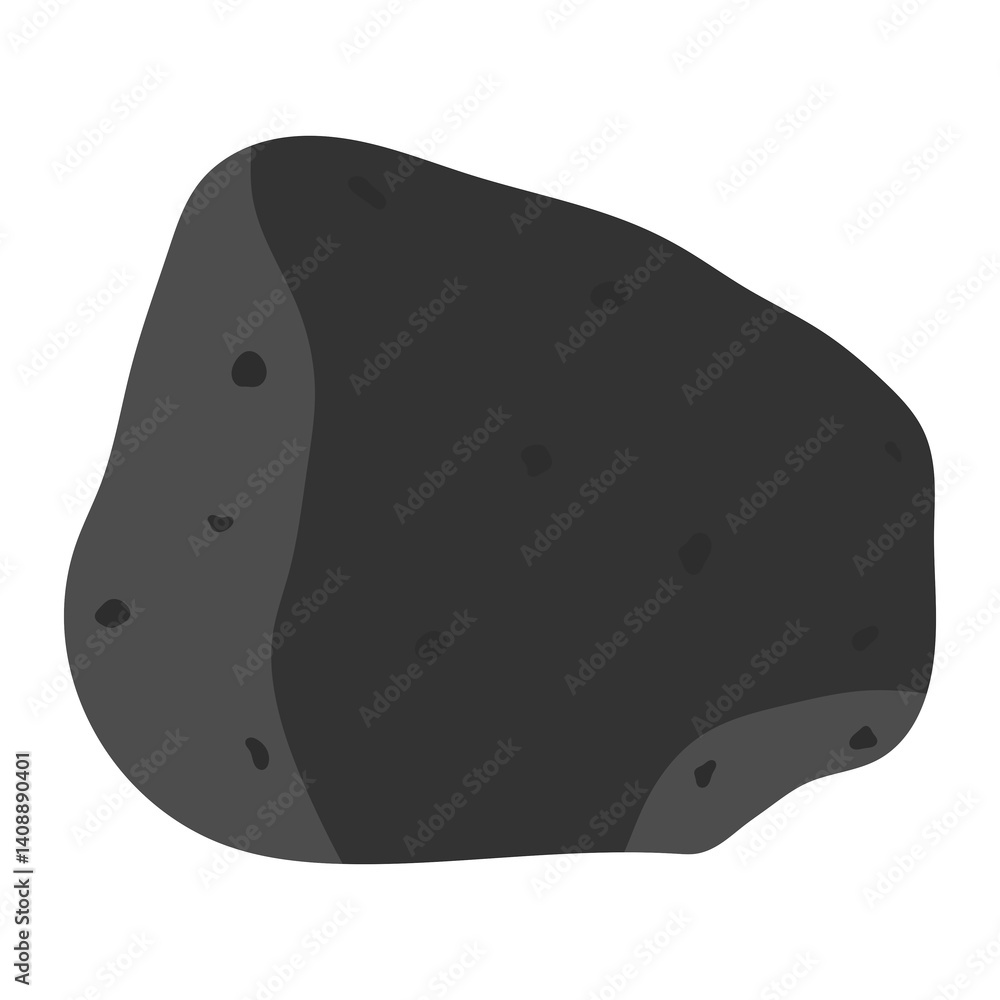 Basalt hand specimen. Mafic extrusive igneous rock Basalt hand specimen. Mafic extrusive igneous rock