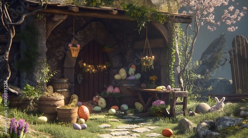 Easter Village Shop