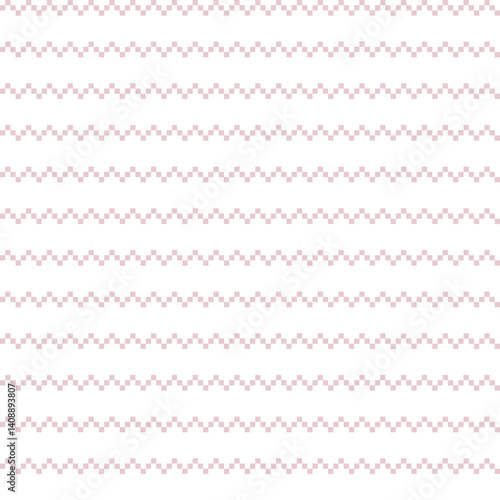 Pastels Textured Fair Isle Seamless Pattern Design