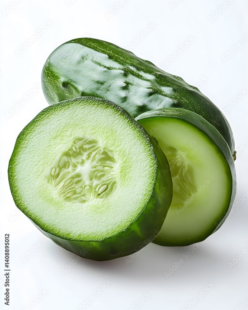 Fresh Cucumber Slices