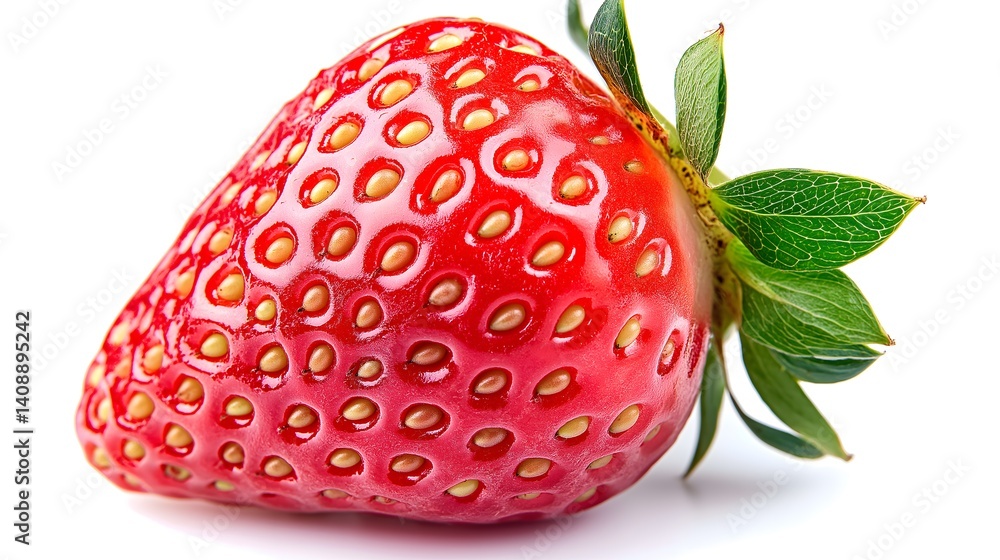 Close-up of a Fresh Strawberry