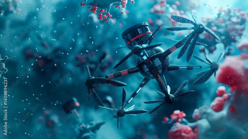 Drone Fighting Viruses
