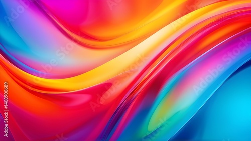 Colorful abstract illustration for template, background, banner. Color gradient. Colorful, multicolor, mix, iridescent
