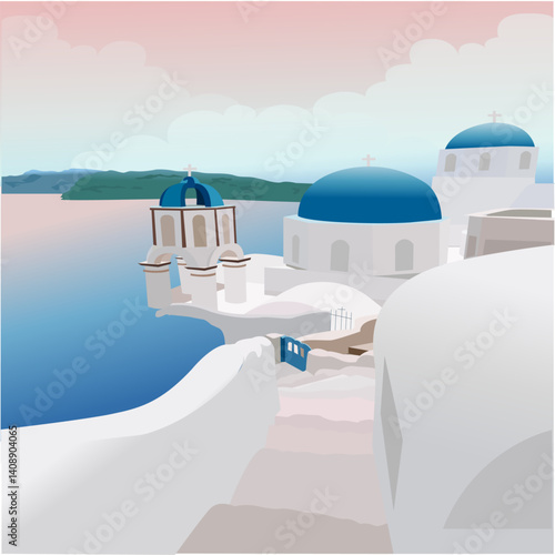 santorini landscape.ai