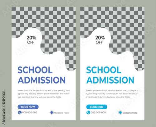 school Facebook And Instagram story template
 