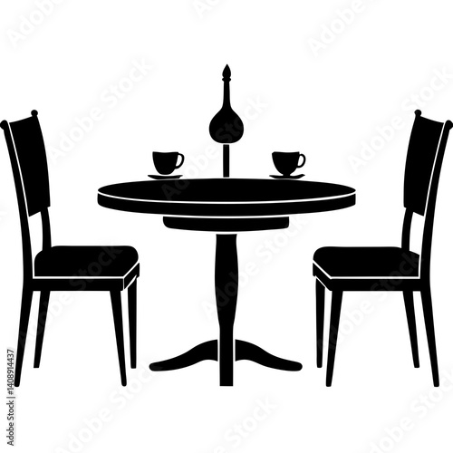 table and chairs