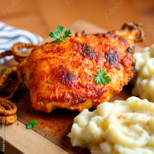 roasted chicken with vegetables