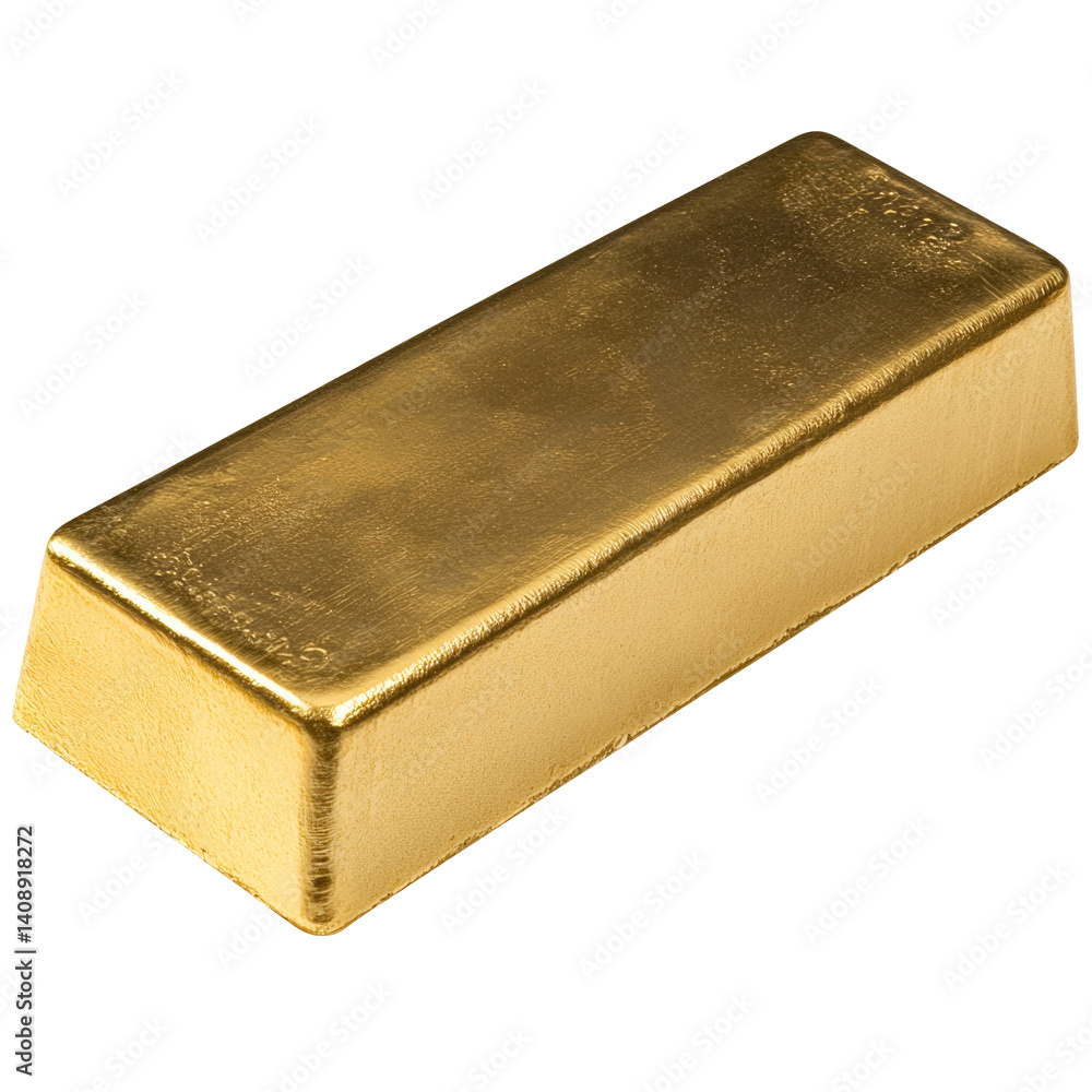 Gold Bar Isolated on transparent background Gold Bar Isolated on transparent background