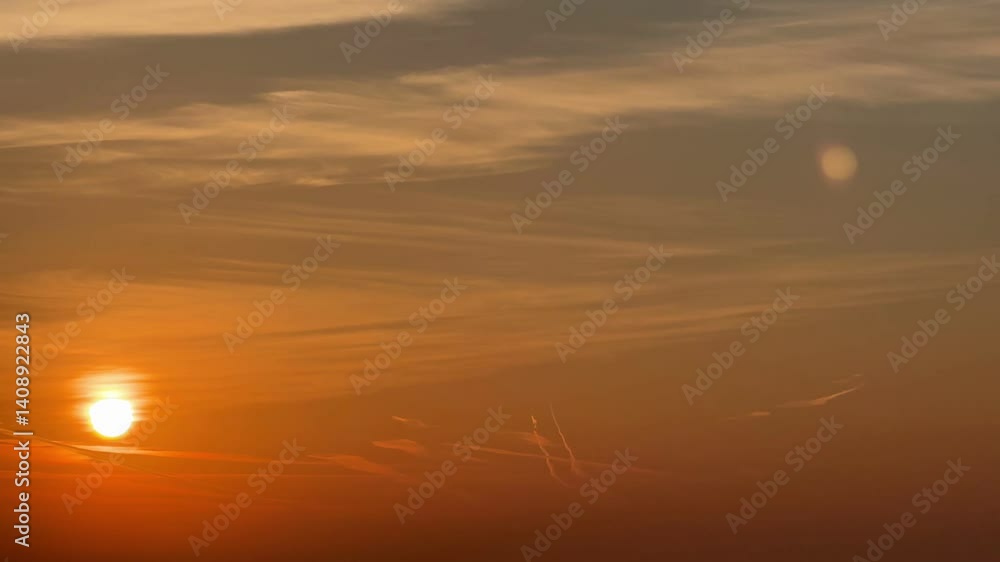 Beautiful skyscape in the morning at sunrise Beautiful skyscape in the morning at sunrise