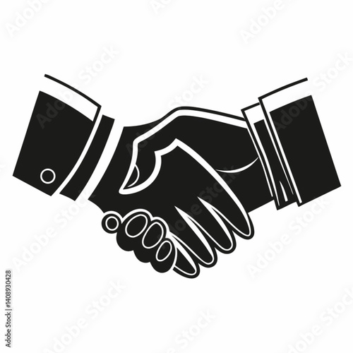 handshake vector illustration
