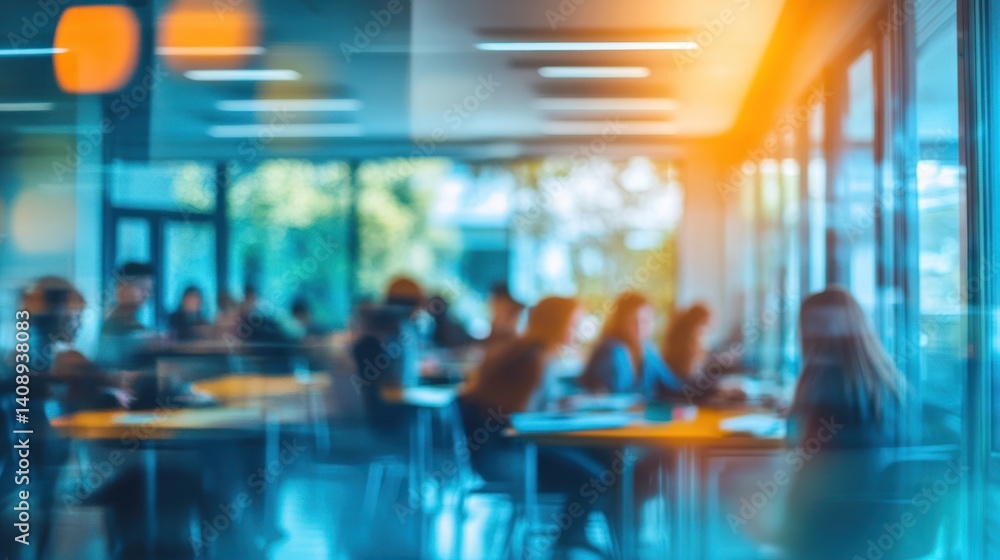 A vibrant learning environment filled with focused individuals engaged in study, highlighting teamwork and collaboration. A vibrant learning environment filled with focused individuals engaged in study, highlighting teamwork and collaboration.