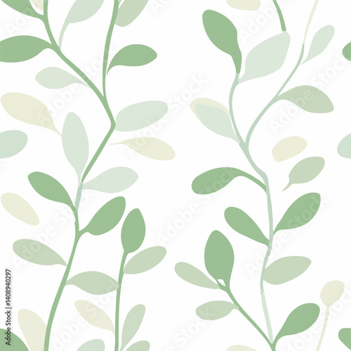 Alfalfa sprout pattern. Exquisite vector plant patterns.