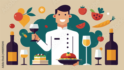 For a more upscale experience the Santiago Wine and Tapas Evening also offers a gourmet wine and tapas pairing menu at a toprated restaurant where each dish is a work of art and. Vector illustration