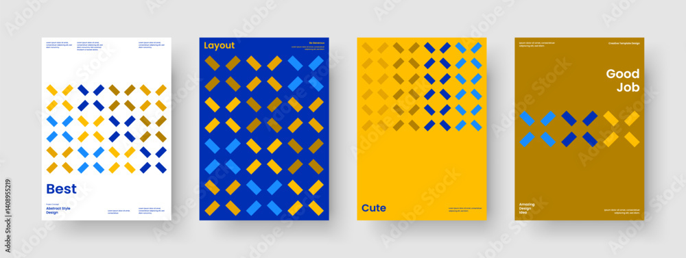 Fototapeta premium Creative Brochure Template. Modern Book Cover Layout. Isolated Banner Design. Flyer. Report. Poster. Background. Business Presentation. Magazine. Advertising. Catalog. Leaflet. Portfolio. Notebook
