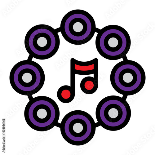 Brazilian Performer Vector Filled Icon Design