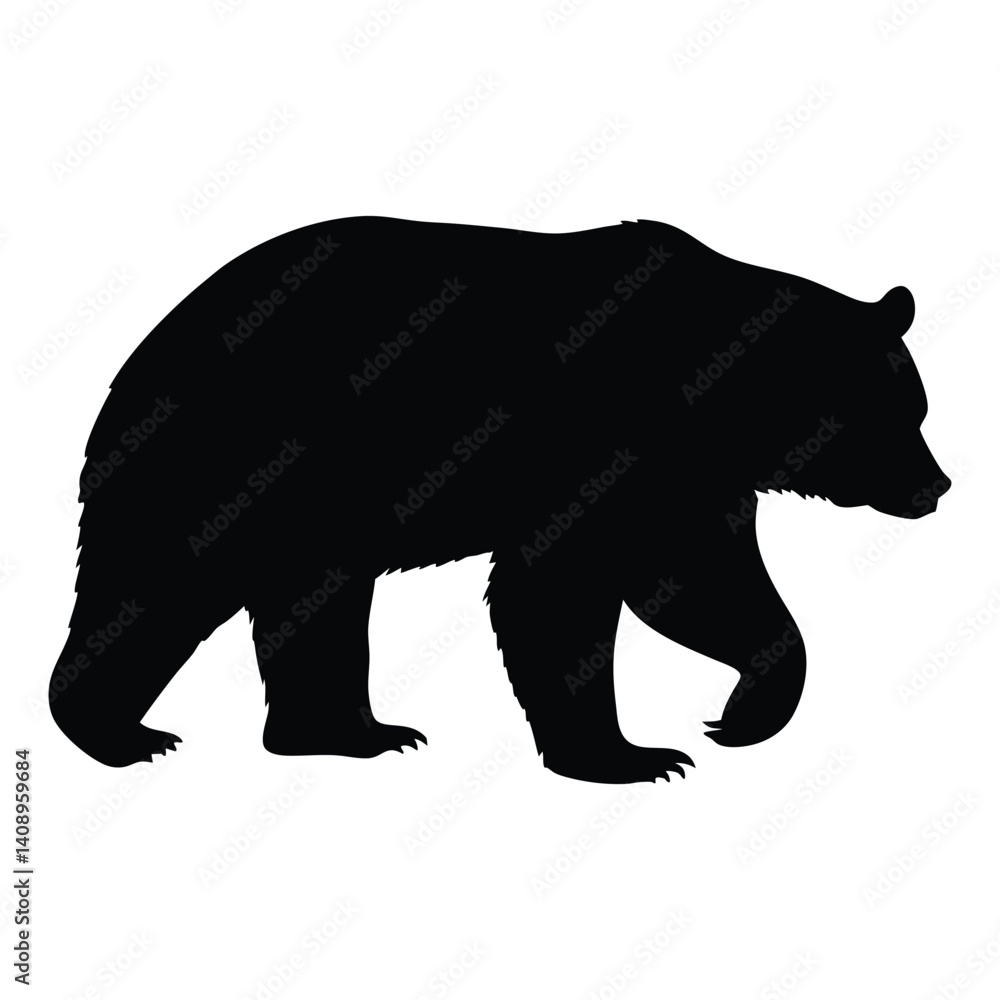 Bear vector silhouette