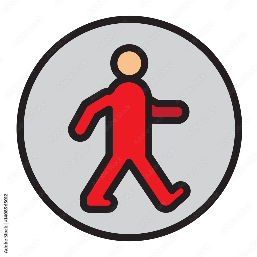 Community Walk Vector Filled Icon Design Community Walk Vector Filled Icon Design
