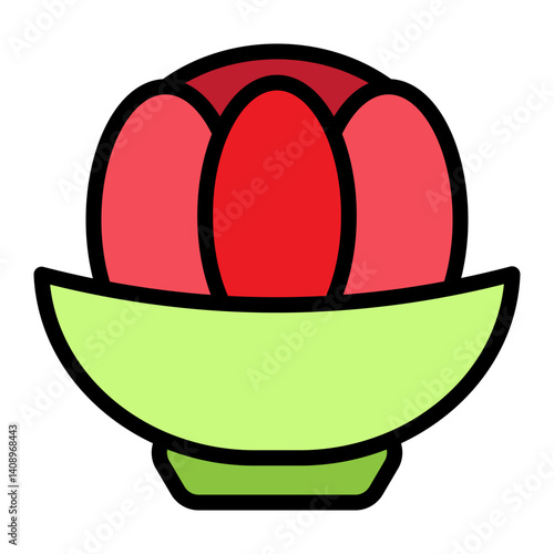 Fruit Chews Vector Filled Icon Design