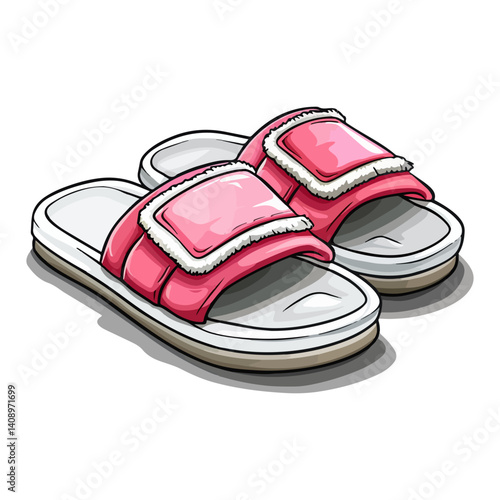 Cozy Pink Slides Comfortable and Stylish Summer Footwear