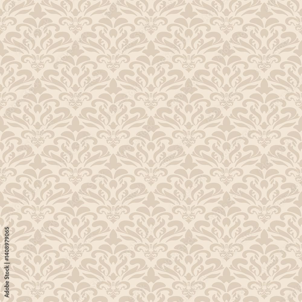 Elegant Damask Seamless Pattern for Wallpaper, Fabric, Branding, Packaging, Invitations, Wedding, Home Decor Design Elegant Damask Seamless Pattern for Wallpaper, Fabric, Branding, Packaging, Invitations, Wedding, Home Decor Design
