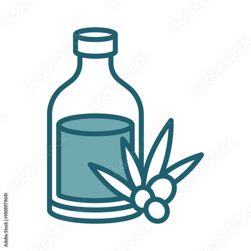 olive oil bottle icon vector design template simple and clean