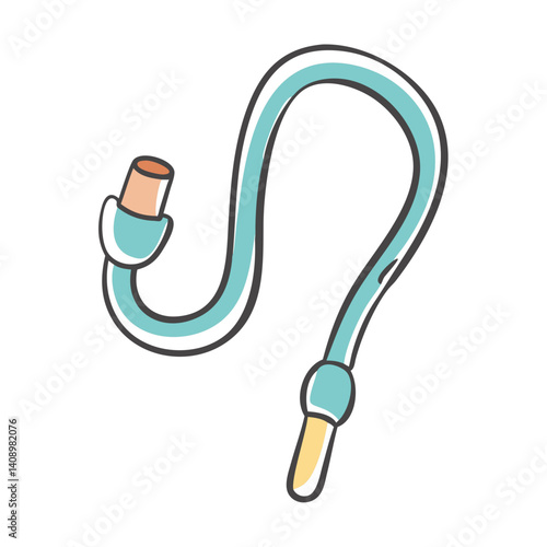 catheter icon, catheter vector illustration-simple illustration of catheter, perfect for catheter logos and icons