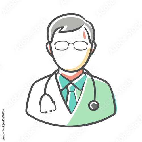 general practitioner icon, general practitioner vector illustration-simple illustration of general practitioner, perfect for general practitioner logos and icons