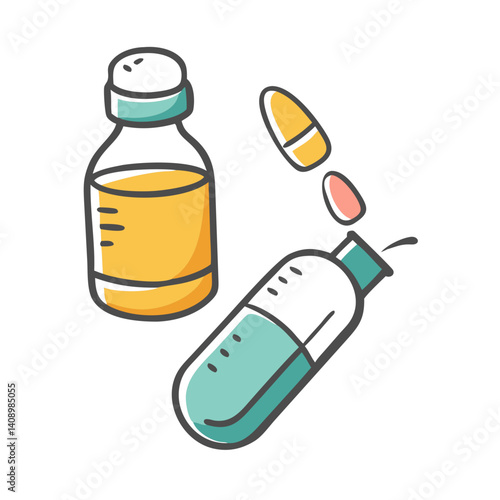 medical dosage icon, medical dosage vector illustration-simple illustration of medical dosage, perfect for medical dosage logos and icons
