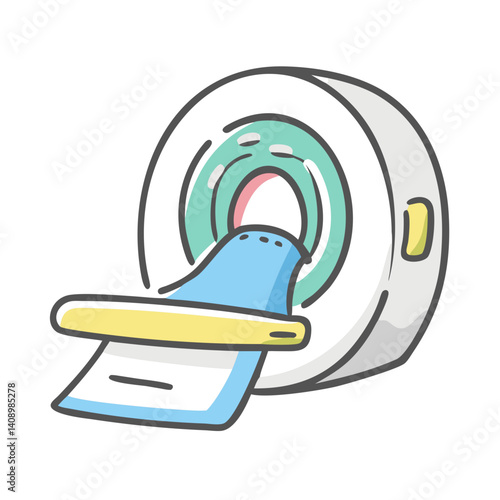 medical scanner icon, medical scanner vector illustration-simple illustration of medical scanner, perfect for medical scanner logos and icons