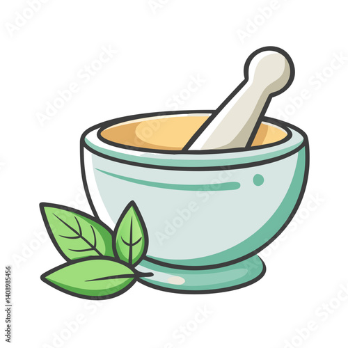 medicine mortar and pestle icon, medicine mortar and pestle vector illustration-simple illustration of medicine mortar and pestle, perfect for medicine mortar and pestle logos and icons