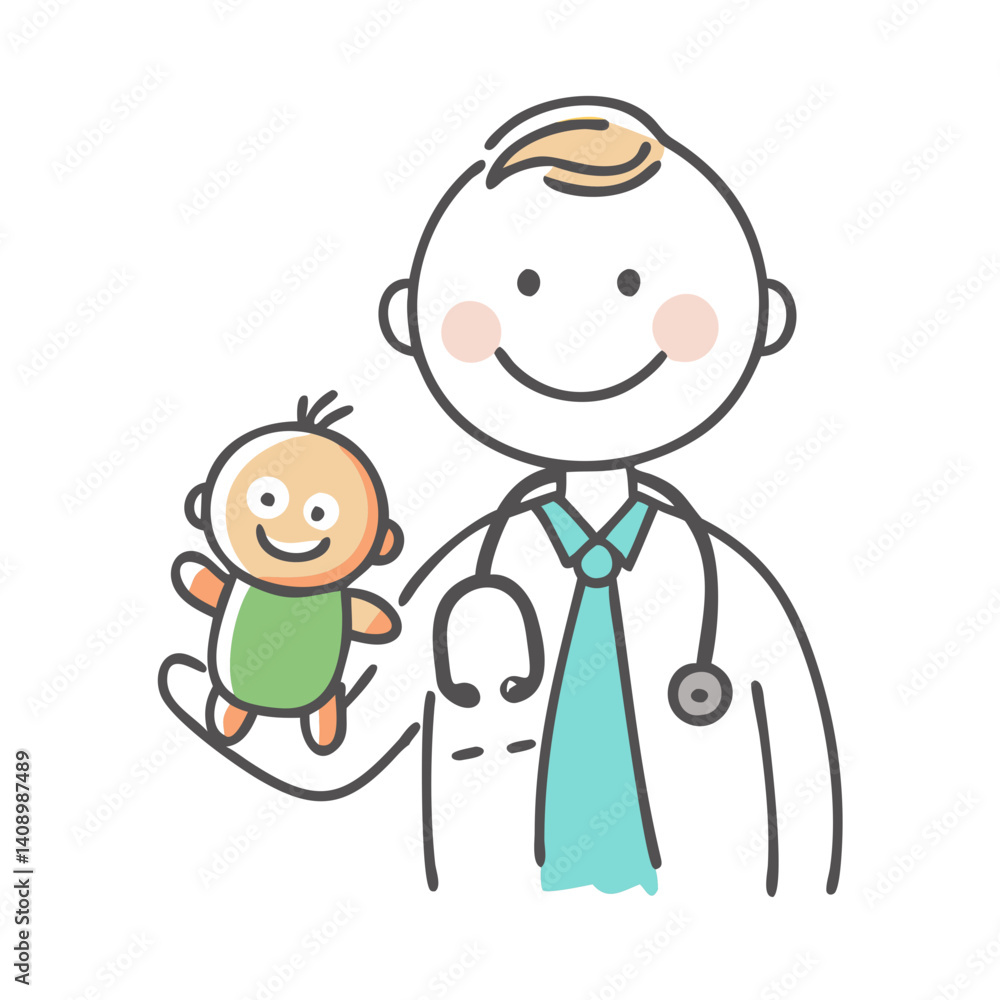 pediatrician icon, pediatrician vector illustration-simple illustration of pediatrician, perfect for pediatrician logos and icons pediatrician icon, pediatrician vector illustration-simple illustration of pediatrician, perfect for pediatrician logos and icons