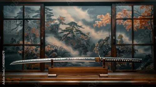 日本の刀の展示 / One Japanese Sword Displayed5