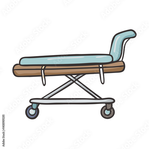stretcher icon, stretcher vector illustration-simple illustration of stretcher, perfect for stretcher logos and icons