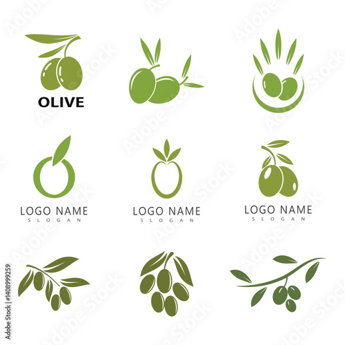 olive icon vector illustration design template