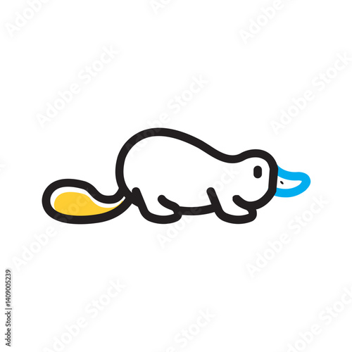 Vector multi color icon for Platypus