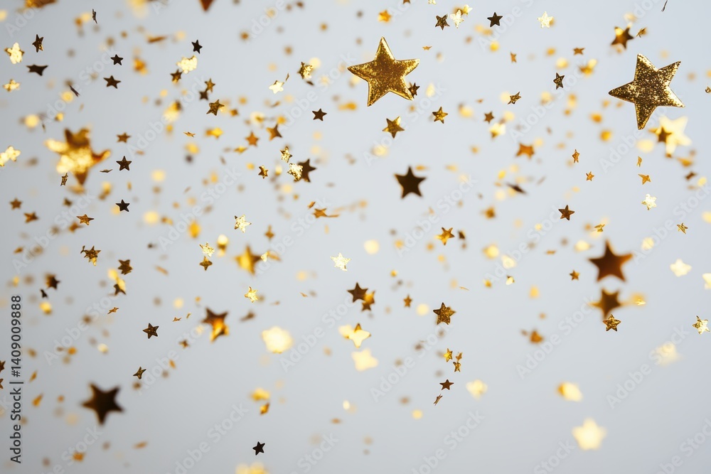 Obraz premium A multitude of stars is soaring through the night sky.