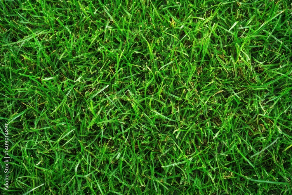 A close-up view of a lush green grass field featuring a small grass patch. A close-up view of a lush green grass field featuring a small grass patch.
