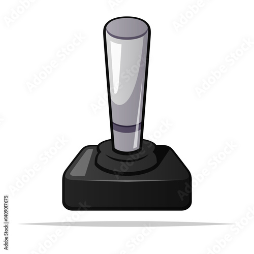 Monolever switch toggle vector isolated illustration