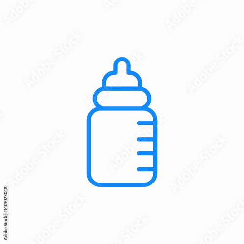 infant bottle icon sign vector