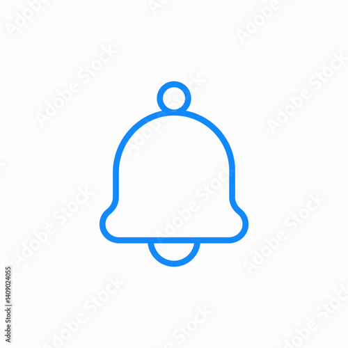ring bell icon sign vector