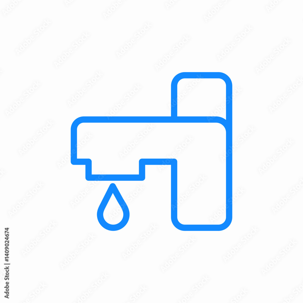 tap drip icon sign vector tap drip icon sign vector