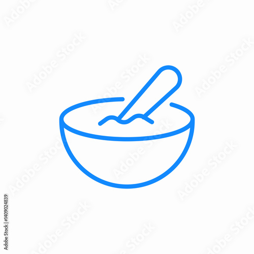 toddler food icon sign vector