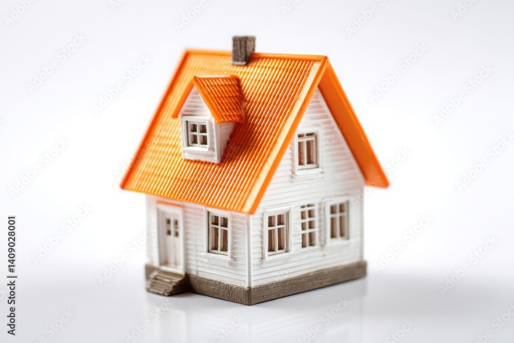 House on a white background House on a white background