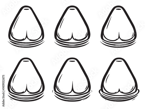 Exercise Bike Clean Line Vector