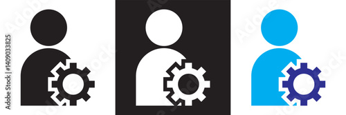 Expert icon set. Vector for websites, mobile interfaces, presentations, banner, visual branding etc. Vector illustration. isolated on white and black background. EPS 10