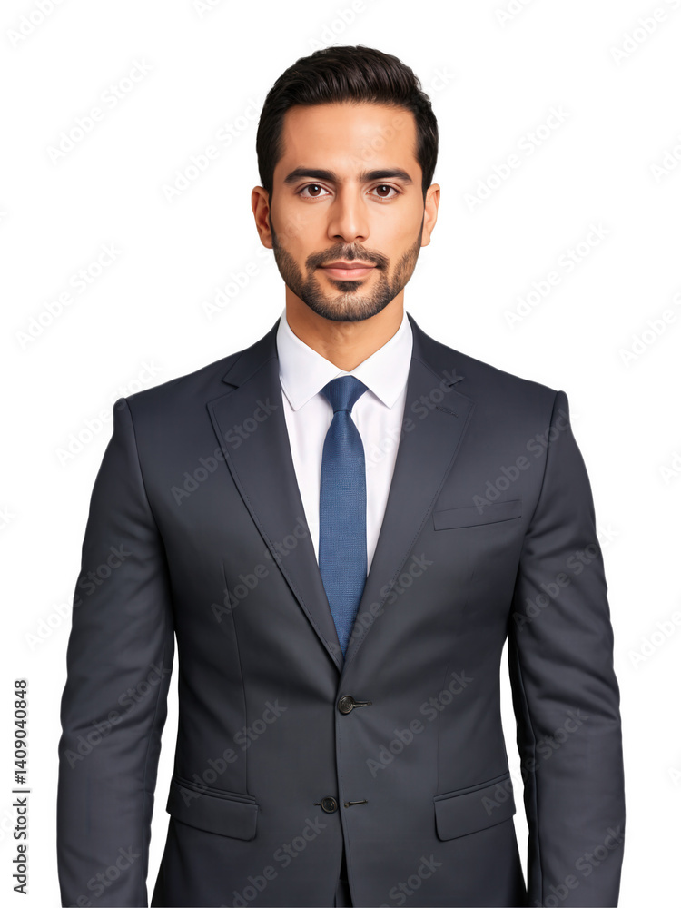 Latino man aged 30-40 years old, wearing classic suit, looking confident without glasses, with straight hair and brown hair. Latino man aged 30-40 years old, wearing classic suit, looking confident without glasses, with straight hair and brown hair.