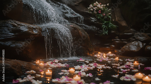Luxurious wedding scenes in elegant natural and architectural settings, surrounded by florals, candlelight, and evolving romantic atmospheres...