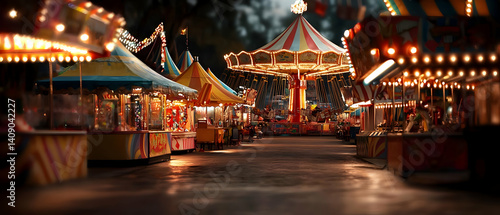 Nighttime Carnival Fun